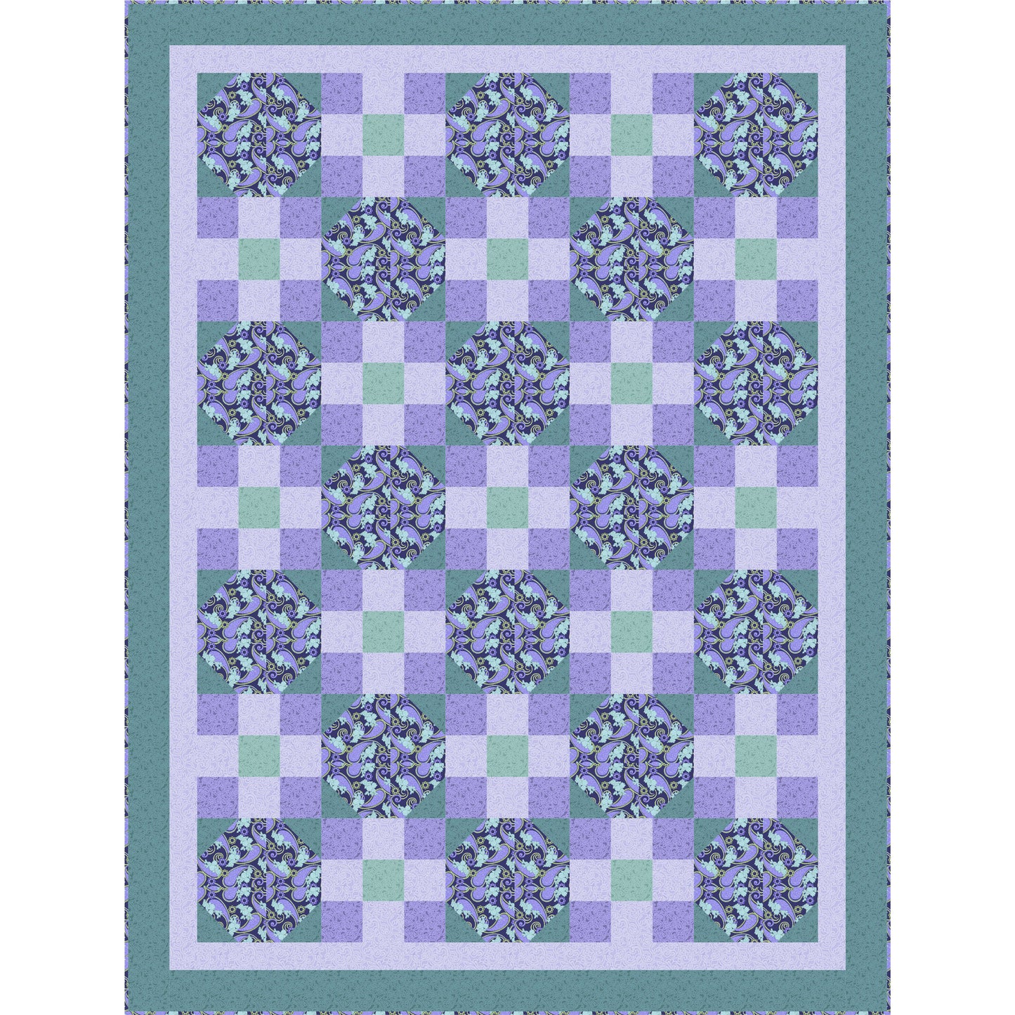 Lilac Festival Quilt Pattern BS2-400 - Paper Pattern