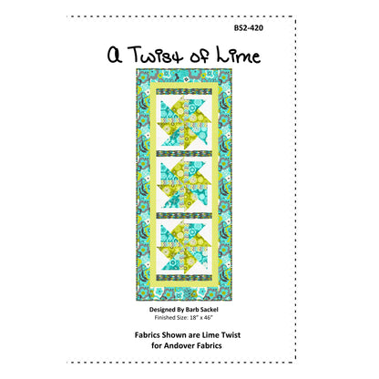 A Twist of Lime Table Runner BS2-420e - Downloadable Pattern