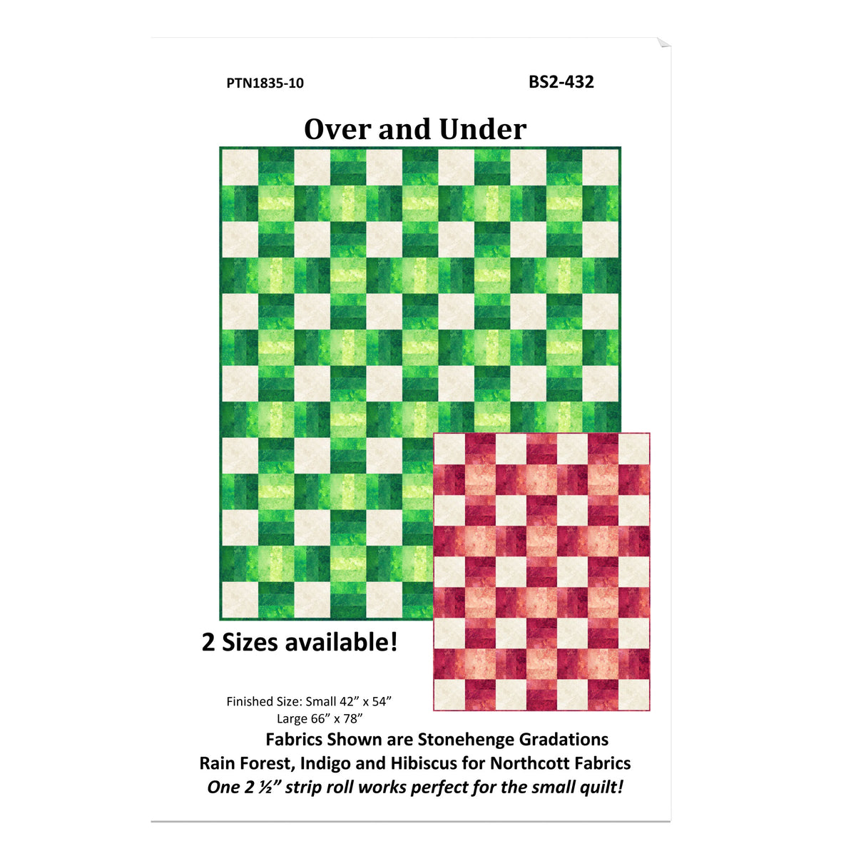 Over and Under Quilt BS2-432e - Downloadable Pattern – QuiltWoman.com