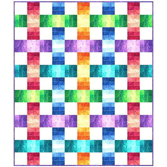 Color Weave Quilt Pattern BS2-433 - Paper Pattern