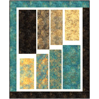 Set of multicolored area rugs with a textured pattern on a white background