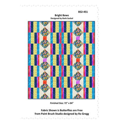 Colorful quilt pattern with geometric design on a white background
