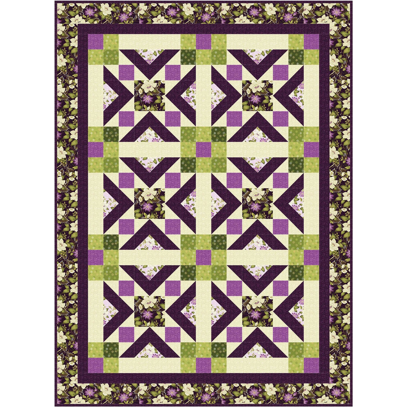 Ribbon Cascade Quilt BS2-460e - Downloadable Pattern – QuiltWoman.com