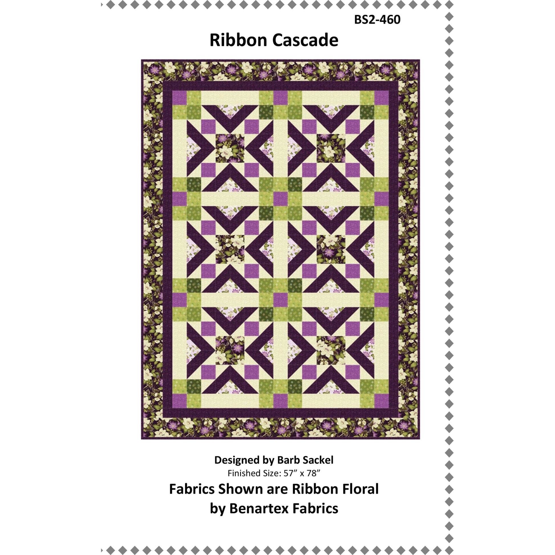 Ribbon Cascade Quilt BS2-460e - Downloadable Pattern – QuiltWoman.com