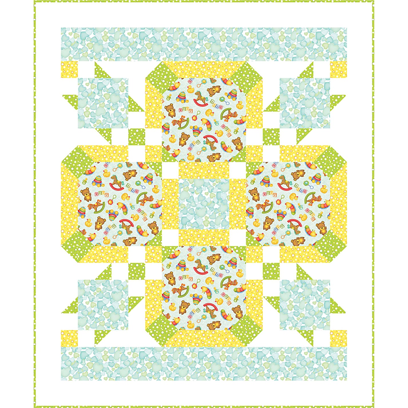 Reversible Baby Quilt BS2-462e - Downloadable Pattern – QuiltWoman.com