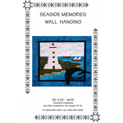 Cover image of Seaside Memories Wall Hanging quilt.