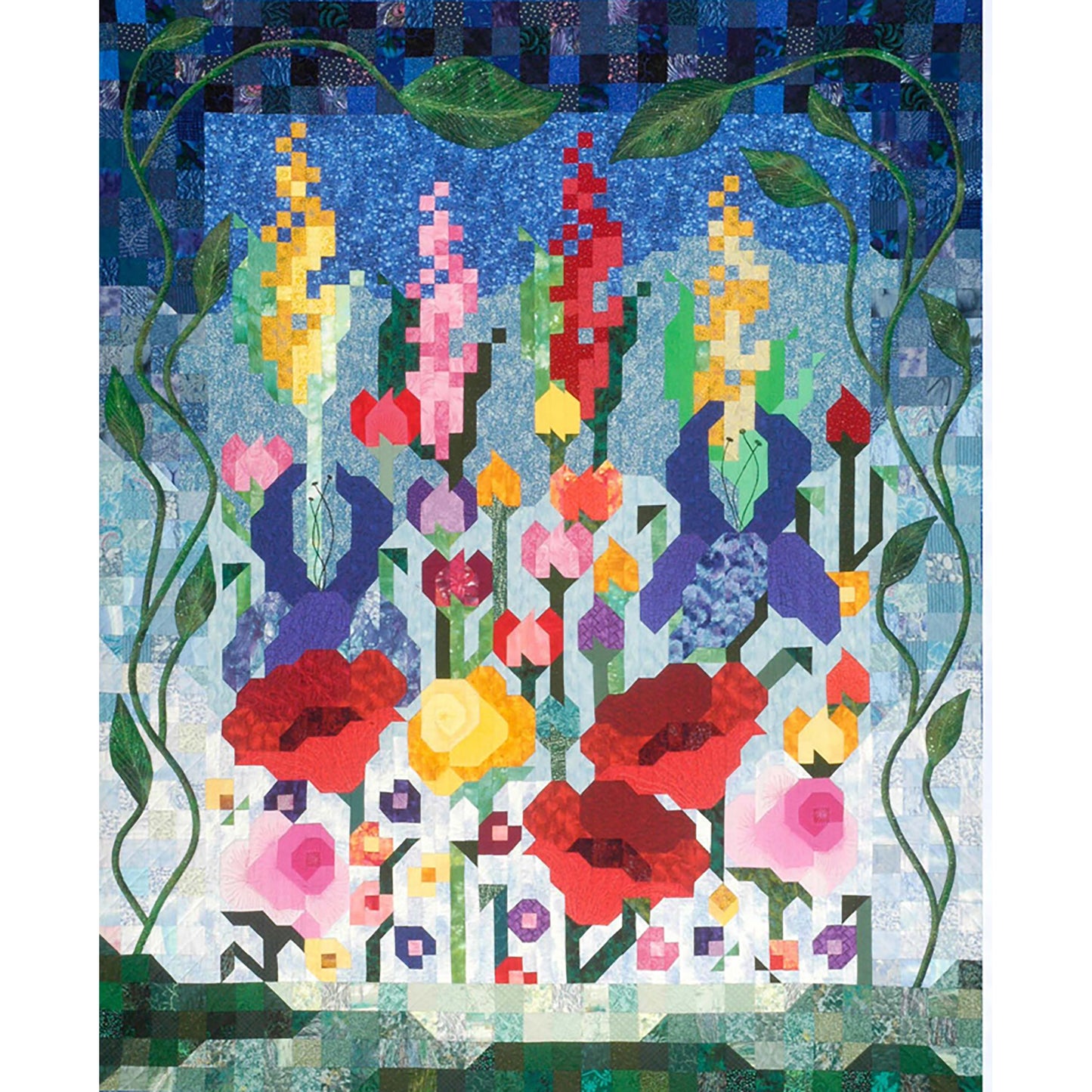 English Flower Garden Quilt Pattern CC-487 - Paper Pattern