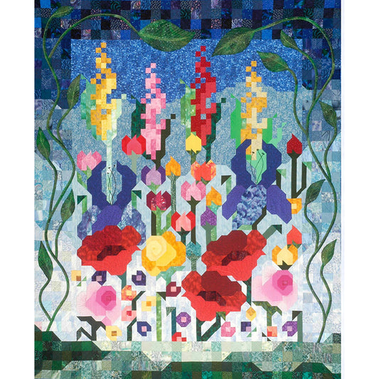 English Flower Garden Quilt Pattern CC-487 - Paper Pattern