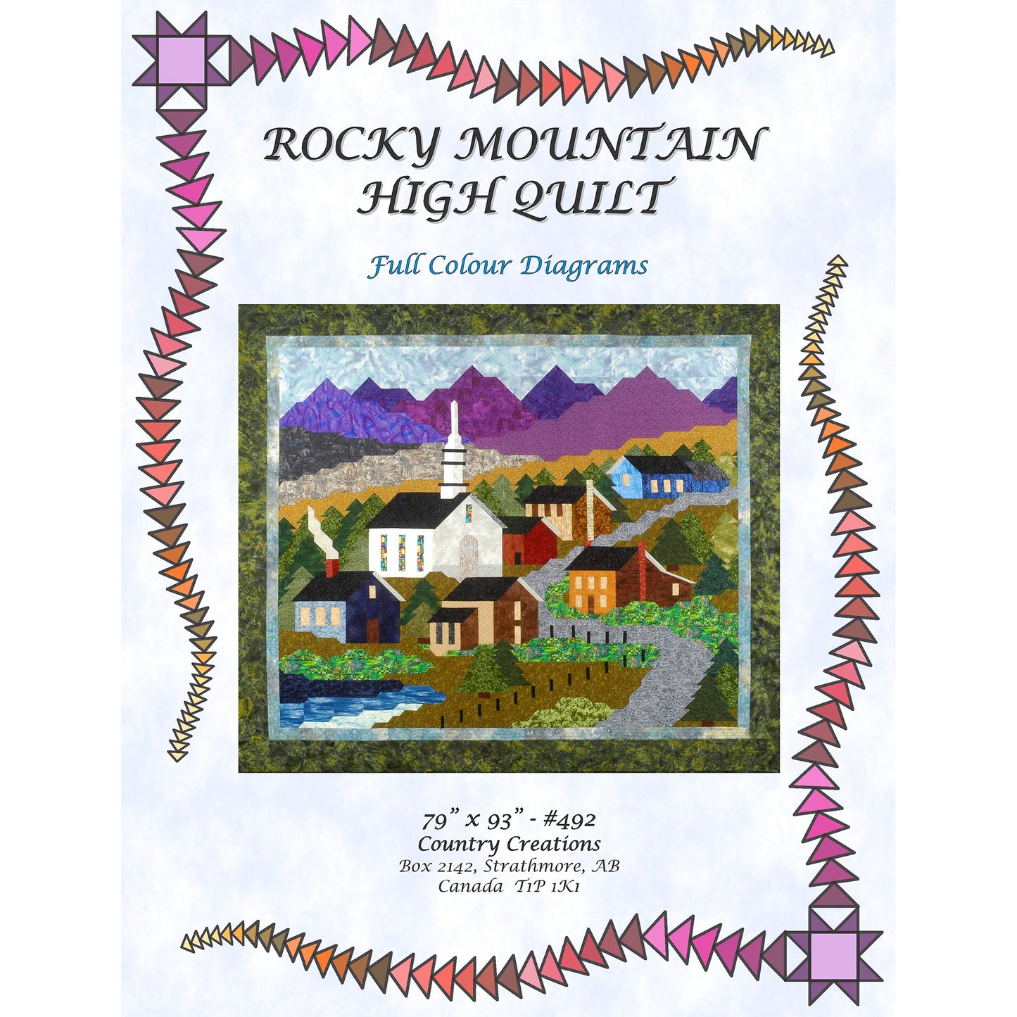 Rocky Mountain High Quilt Pattern CC-492 - Paper Pattern