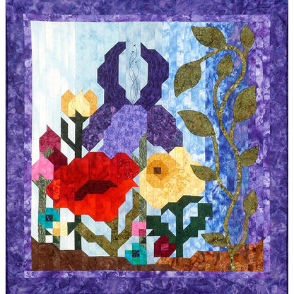 Flower Garden Quilt CC-494e - Downloadable Pattern