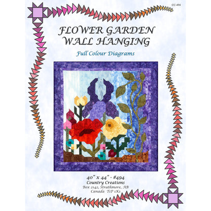 Flower Garden Quilt CC-494e - Downloadable Pattern