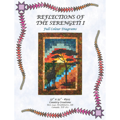 Reflections of the Serengeti I Quilt Pattern CC-502 - Paper Pattern