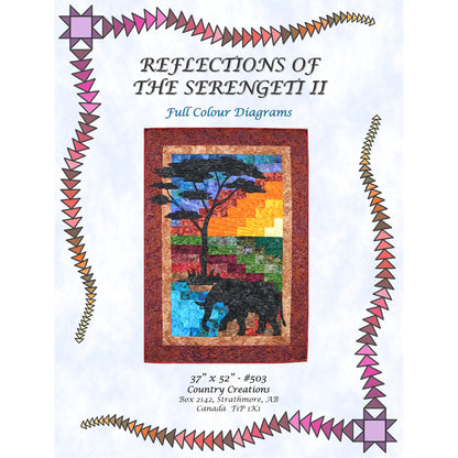 Reflections of the Serengeti II Pattern CC-503 - Paper Pattern