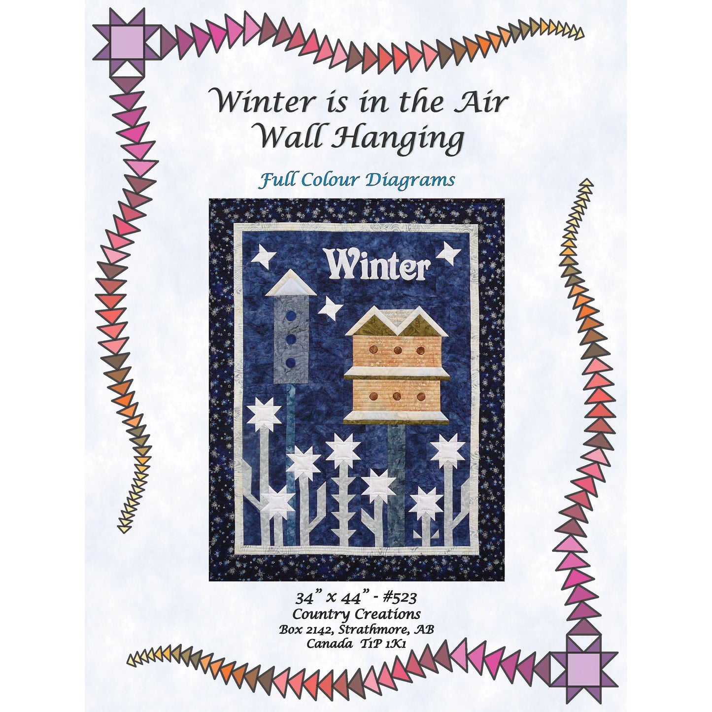 Winter is in the Air Quilt Pattern CC-523 - Paper Pattern