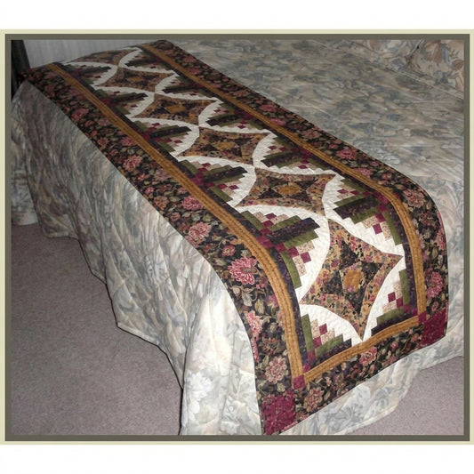 Christmas Star Bed Runner CC-600e - Downloadable Pattern