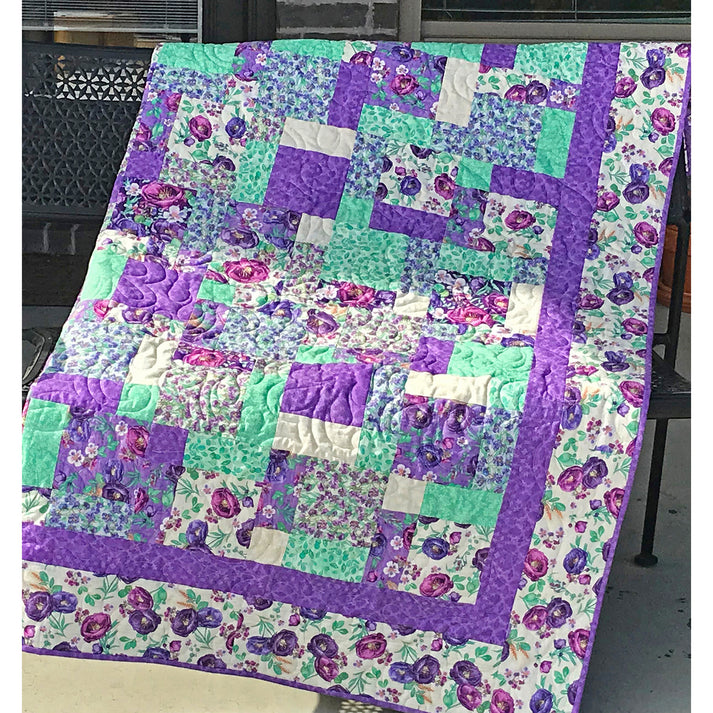 Prime Time Pattern Charming Four Patch Quilt CCQ-054e - Downloadable Pattern – QuiltWoman.com