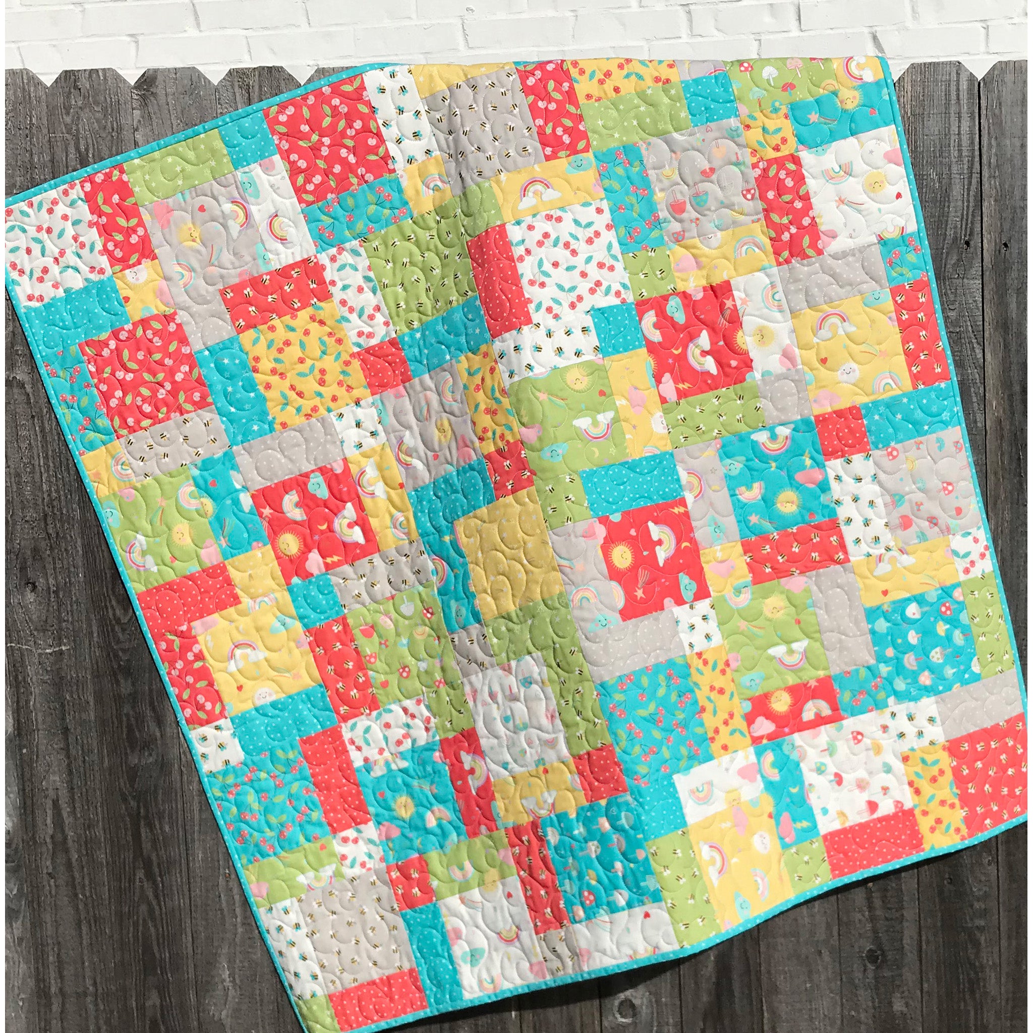 Image of the Charming Baby quilt.