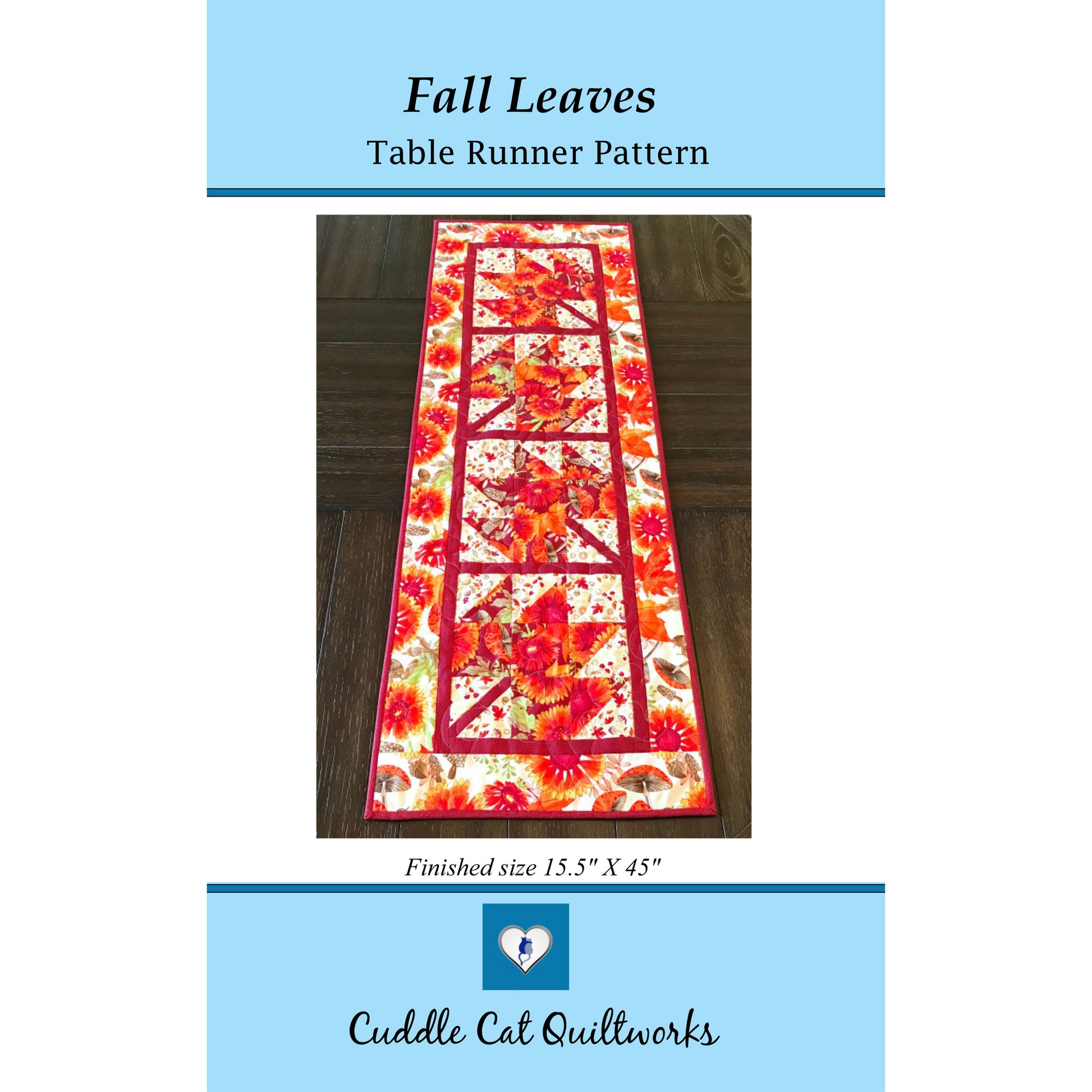 Fall Leaves Table Runner CCQ-078e - Downloadable Pattern – QuiltWoman.com