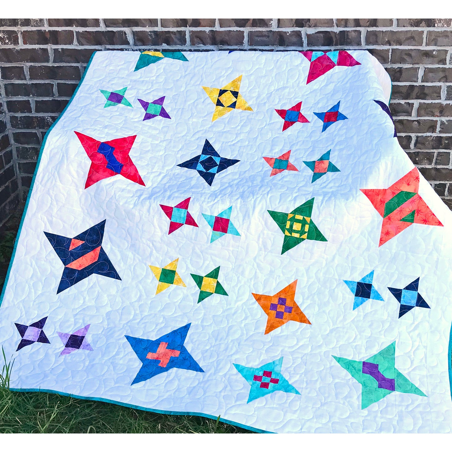 Image of the Star Gazing quilt.