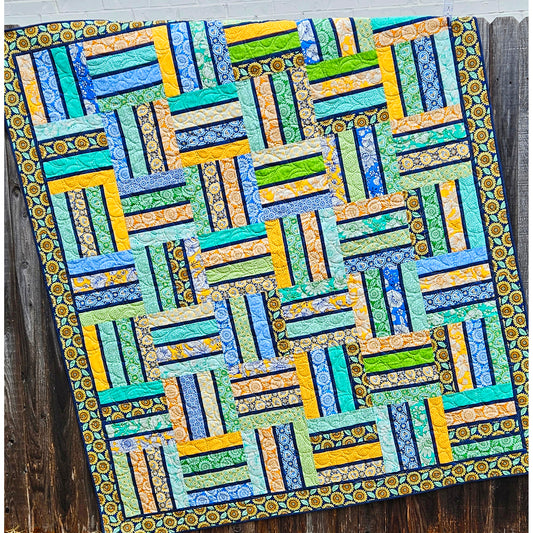 Image of the Pinstriped quilt.