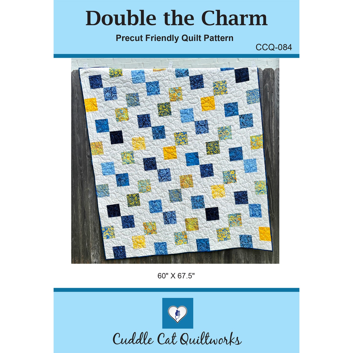 Cover image of pattern for Double the Charm quilt.