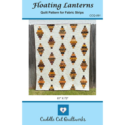 Cover image of pattern for Floating Lanterns quilt.