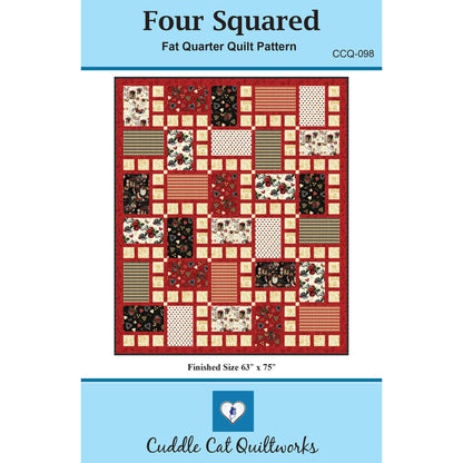 Four Squared Quilt CCQ-098e - Downloadable Pattern
