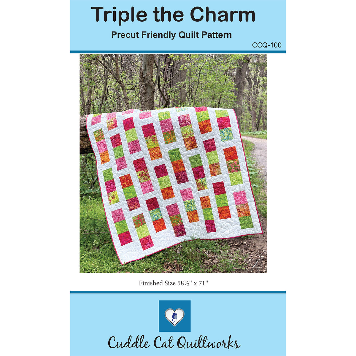 Triple the Charm Quilt Pattern CCQ-100w - Wholesale Product
