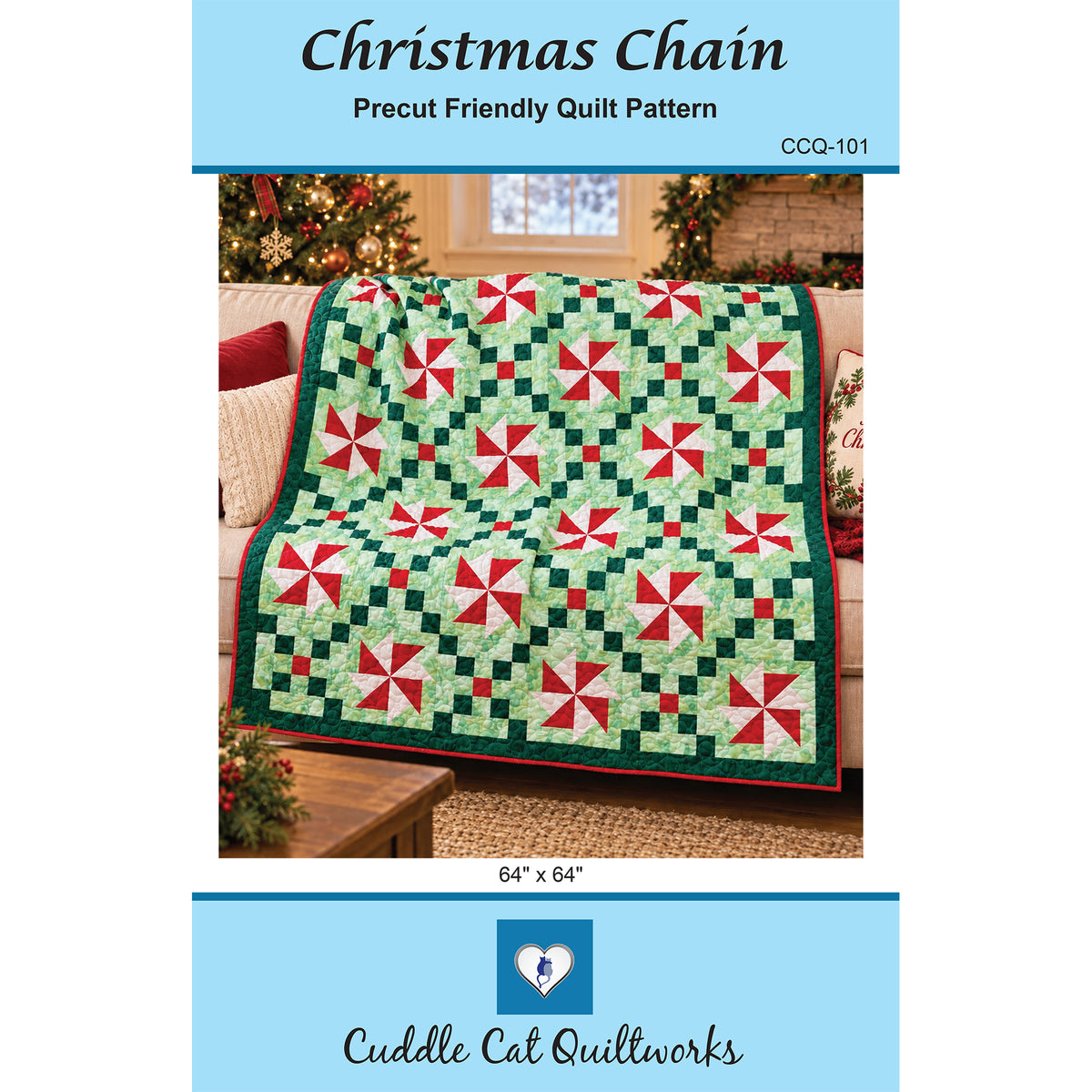 Christmas Chain Quilt CCQ-101e - Downloadable Pattern