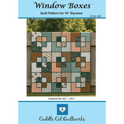 Window Boxes Quilt Pattern CCQ-105 - Paper Pattern
