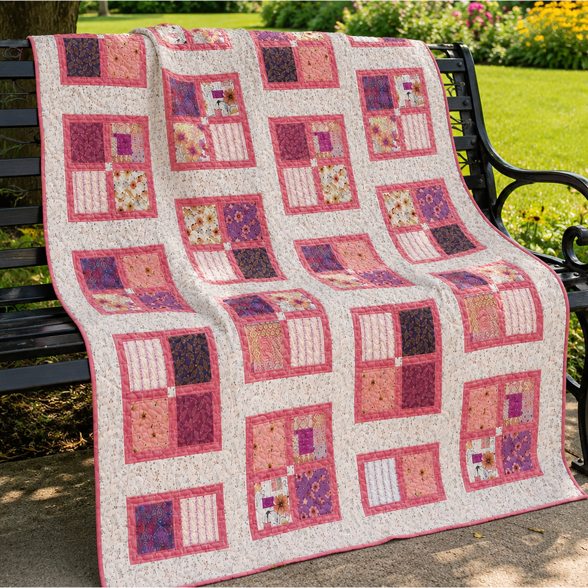 Windows Quilt Pattern CCQ-108 - Paper Pattern