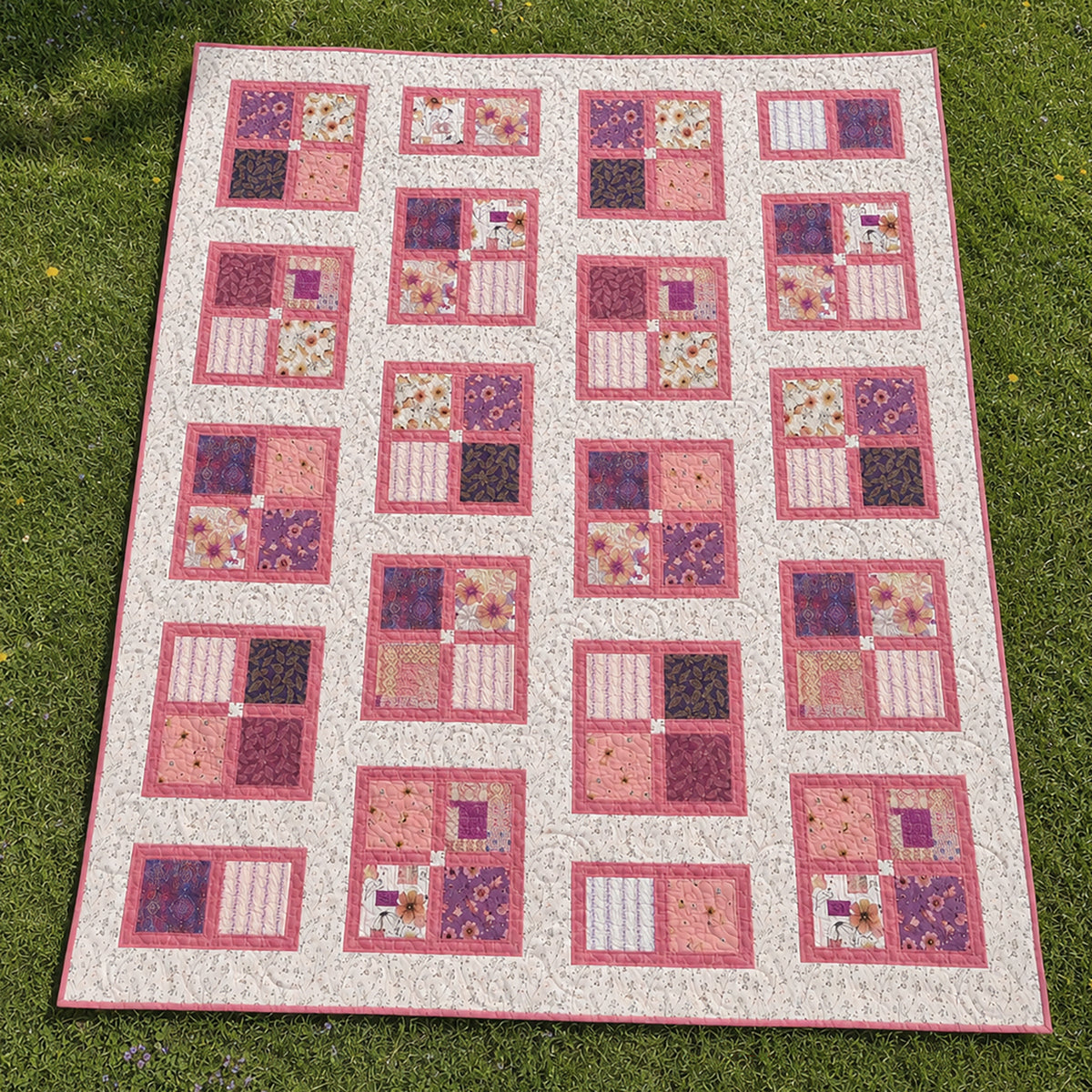 Windows Quilt Pattern CCQ-108 - Paper Pattern