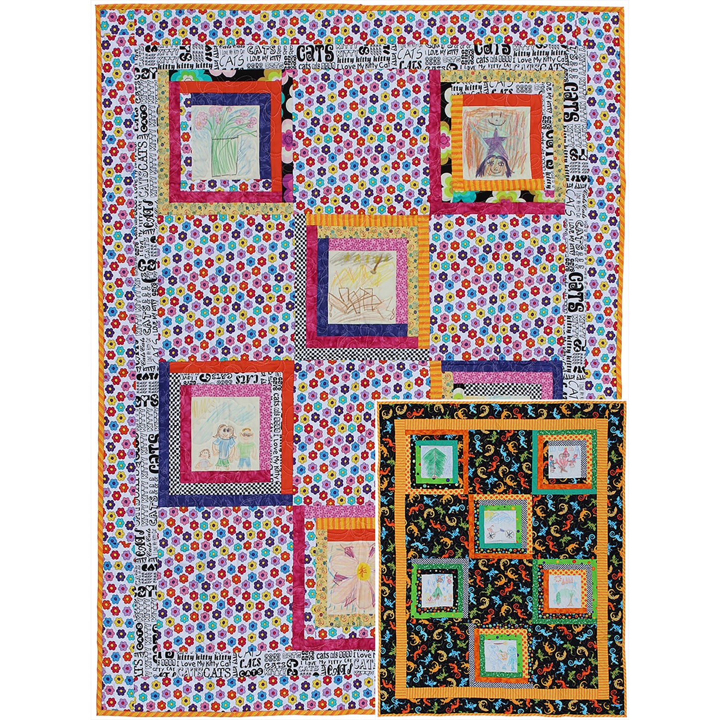 Color My World Quilt CDB-104e - Downloadable Pattern