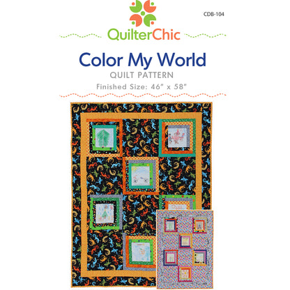Color My World Quilt CDB-104e - Downloadable Pattern