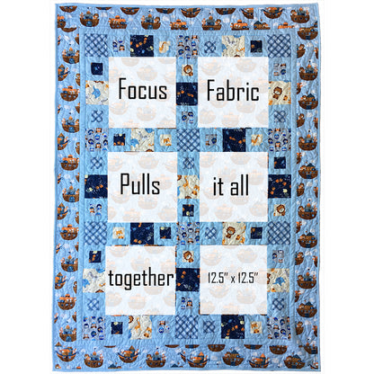 Noah Jazz Quilt CDB-108e - Downloadable Pattern