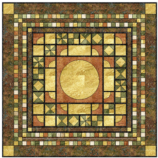 Here Comes the Sun Quilt Pattern CF-232 - Paper Pattern