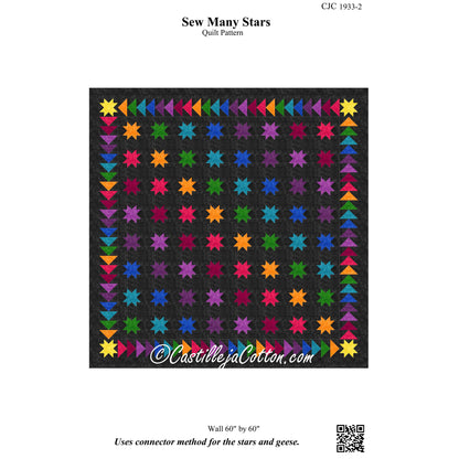 Sew Many Stars Quilt Pattern CJC-19332 - Paper Pattern