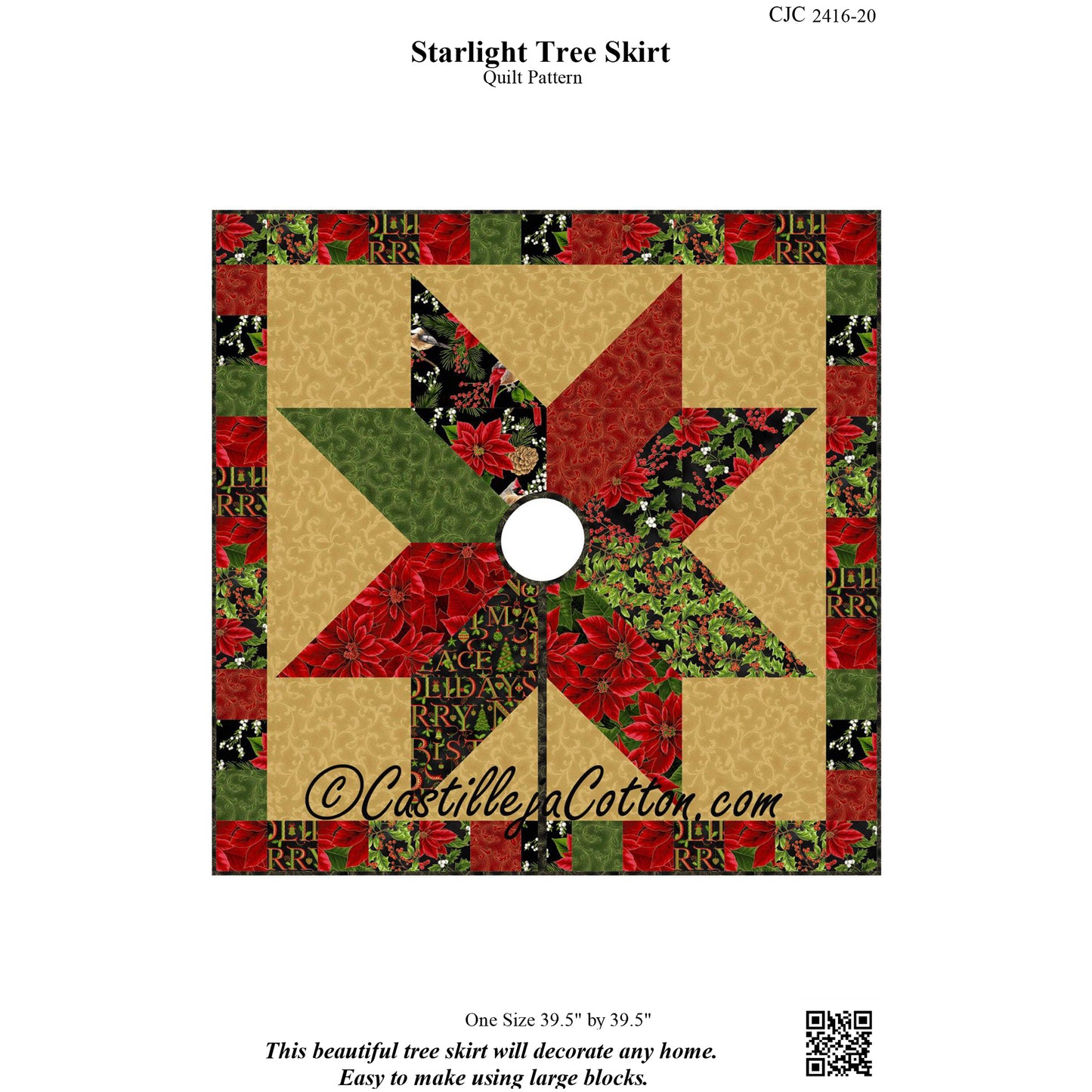 Starlight Tree Skirt CJC-241620e - Downloadable Pattern