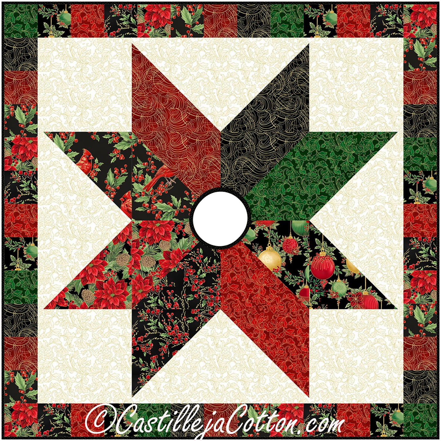 Wish Tree Skirt Pattern CJC-241624w - Wholesale Product