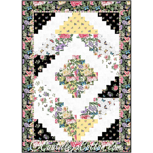 Log Cabin Quilt CJC-241812e - Downloadable Pattern