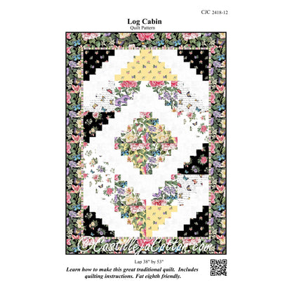 Log Cabin Quilt CJC-241812e - Downloadable Pattern