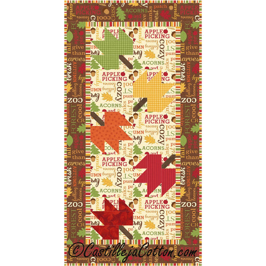 Falling Leaves Quilt CJC-2462e  - Downloadable Pattern