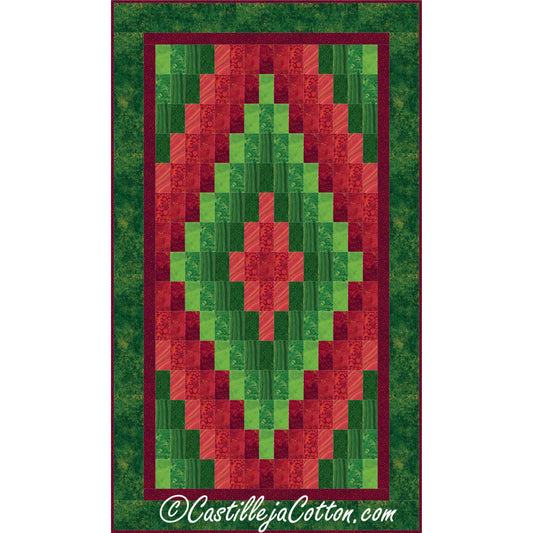 Christmas Diamond Quilt Pattern CJC-288215 - Paper Pattern