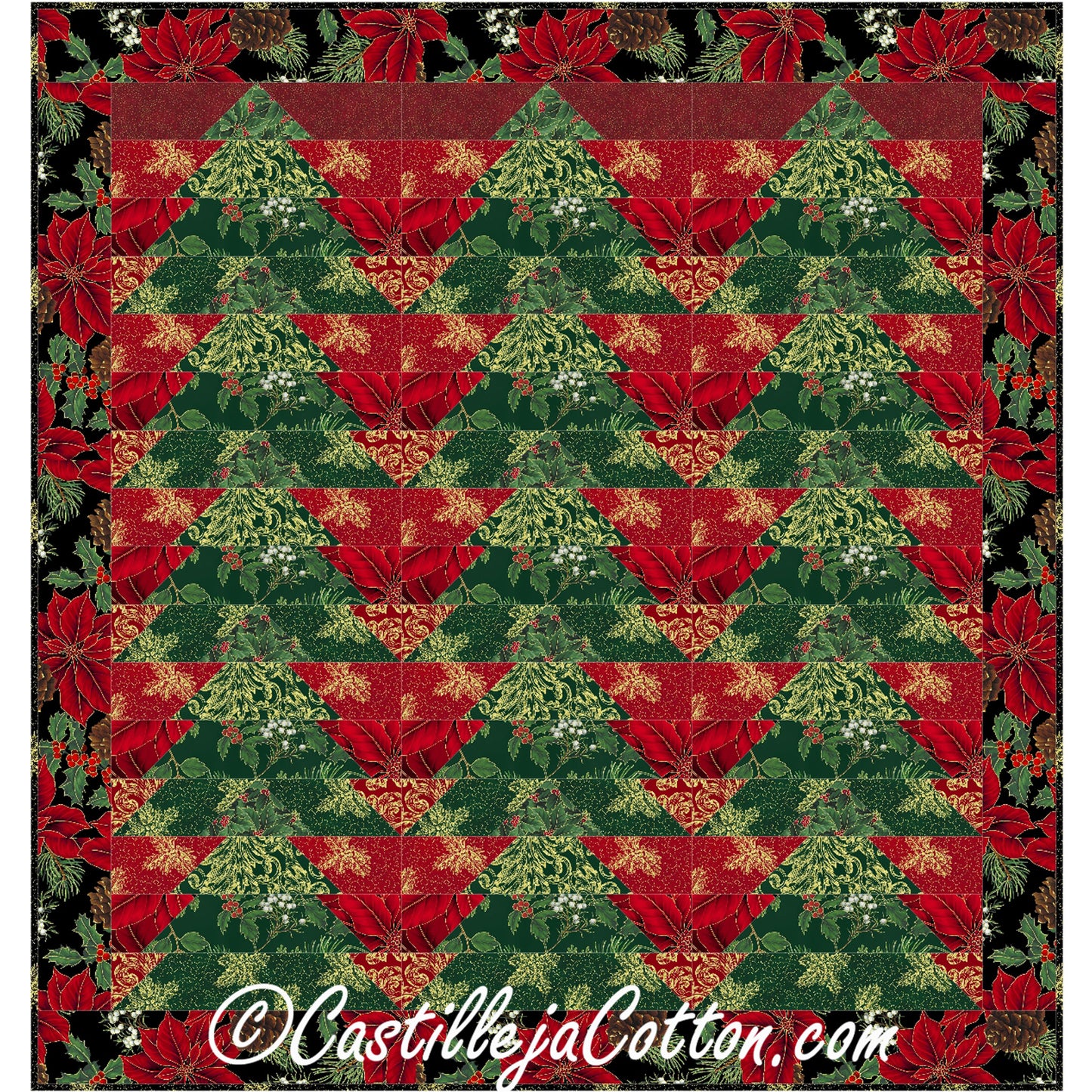 Christmas Forest Quilt CJC-35056e - Downloadable Pattern