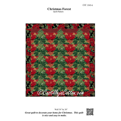 Christmas Forest Quilt CJC-35056e - Downloadable Pattern