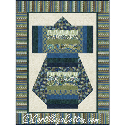 Dragon Kimono Wall Hanging Pattern CJC-3536 - Paper Pattern