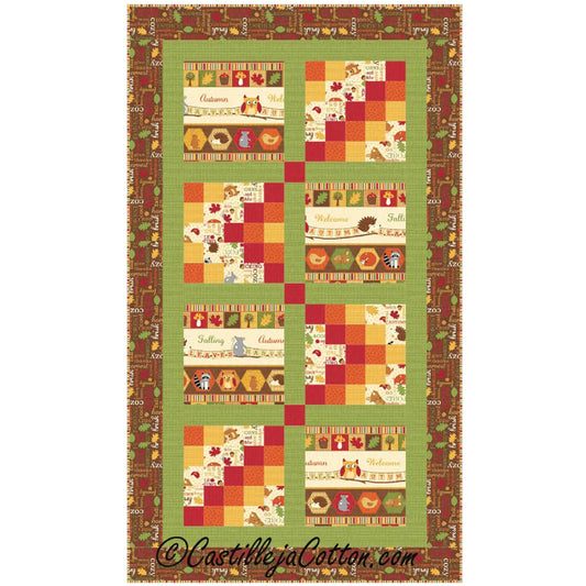 Burst of Autumn Quilt CJC-36364e - Downloadable Pattern