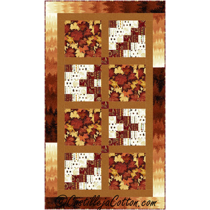 Burst of Autumn Quilt Pattern CJC-36365 - Paper Pattern