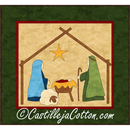 Nativity Quilt CJC-369710e  - Downloadable Pattern