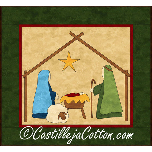 Nativity Quilt Pattern CJC-369710 - Paper Pattern